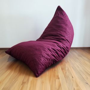Barkaila - Beanbag Motif Emboss Minimalis Ukuran L Plus isi Siap Pakai