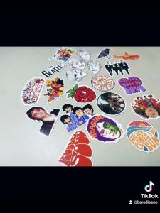 The Beatles 20 Pcs. Assorted Waterproof Sticker
