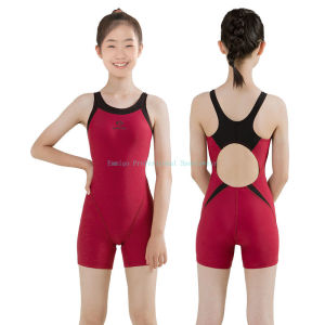 Girls Junior Racing Swimsuit UPF50+ Sun Protection Quick-Dry Competitive Swimsuit with Removable Padding for 8-24 Teens