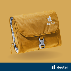 DEUTER Wash Bag l (1L) – Toiletry Travel Kit Pouch Bag Organizer Unisex