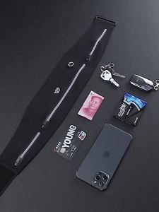 มืออาชีพวิ่งเอวกระเป๋าความปลอดภัยสะท้อนแสงกันน้ำสบาย F Anny กระเป๋าผู้ชายผู้หญิงกีฬาซ่อนกระเป๋าเข็มขัดเอวแพ็ค