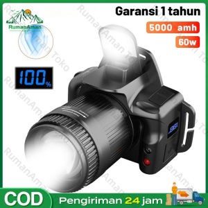 Senter Kepala /Lampu Senter Kepala/Senter Led Super Terang Fokus Yang Dapat Disesuaikan