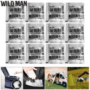 12Pcs Camping Toilet Chemicals Liquid Waste Gelling Deodorizing Powder Eco Absorbent Gel Poo Gel Portable Toilet Powder for Outdoor Camping Hiking
