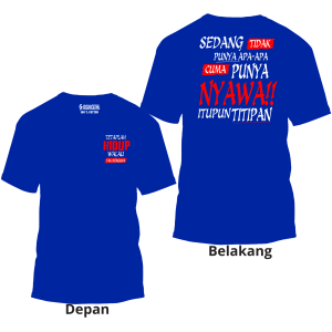 T-Shirt sedang tidak punya kain katun combet kaos kata kata kaos viral kaos pria distro kaos terbaru Baju Unik Combed Keren