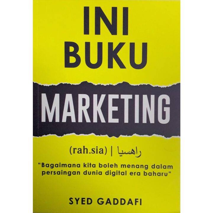 Ini Buku Marketing By Syed Gaddafi | Lazada