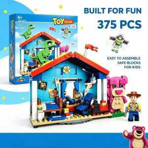 SSP  DIY 375pcs Building Bricks Set Create Build Imagine with All Your Toys Toy Team Bricks Blocks toys