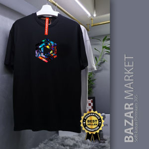 Kaos Hitam Premium Distro Inisial Nama Logo Keren
