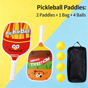 Kids Carbon Fiber Pickleball Paddle Anti Slip Handle Outdoor Sports Game Racket for Beginner