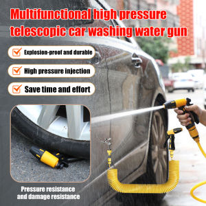 Household Multifunction Telescopic Hose Car Wash Water Spayer