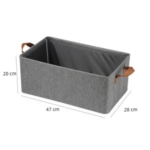 Collapsible Storage Box Breathable Moisture-proof Portable Clothing Finishing Thickened Fabric Toy Storages Basket
