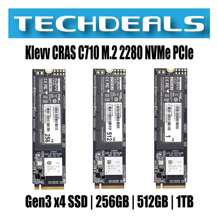 Klevv CRAS C710 M.2 2280 NVMe PCle Gen3 x4 SSD - 256GB