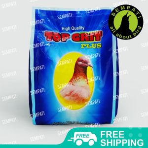SEMPATI Top Grit Plus 1Kg Grit Merpati Asinan Remisan Kalsium Mineral Merpati Dara Perkutut Breeding Ternak Pakan Makanan Burung Merpati