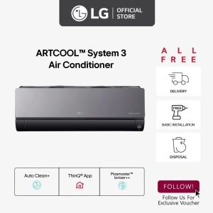 [New] LG ARTCOOL™ Multi Split Inverter Air Conditioner System 3 | 5 Ticks | ThinQ® App | R32 Refrigerant