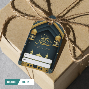 25 Pcs | Hang Tag Lebaran idul Fitri - Hangtag Idul fitri - Hang tag Hampers Ramadhan HL 1
