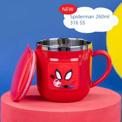 DISNEY Kids Milk Cup 3D Cartoon 316 Stainless Steel (260ml)