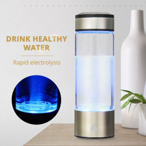 PREMIUM High Tech Origin Factory OEM Hydrogen Water Generator 420/450ML Portable 700-800PPB SPE Hydrogen Rich Water Cup Alkaline Water Maker Standard USB Rechargeable Ultra-Health Water Filer Multi-Purpose Great for Cold and Hot Water