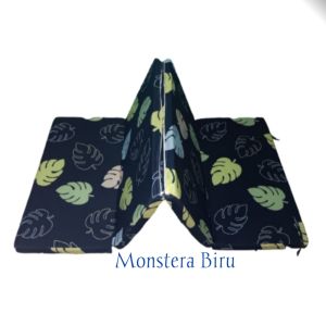 cover/sarung kasur resleting busa lipat 4 tebal 10cm size 90100120145160180