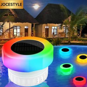 Solar Powered Floating Chlorine Dispenser IP68 Waterproof Pool Chlorine Tablet Dispenser for Purify Swimming Pool Water