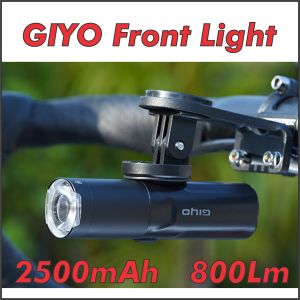 GIYO Bike Light MTB RB Headlight LED Waterproof USB Rechargeable Basikal Cycling Bicycle Light