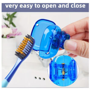 Travel Toothbrush Protector Head Covers Cap Brush Pod Case Protective Portable Plastic Clip For Household