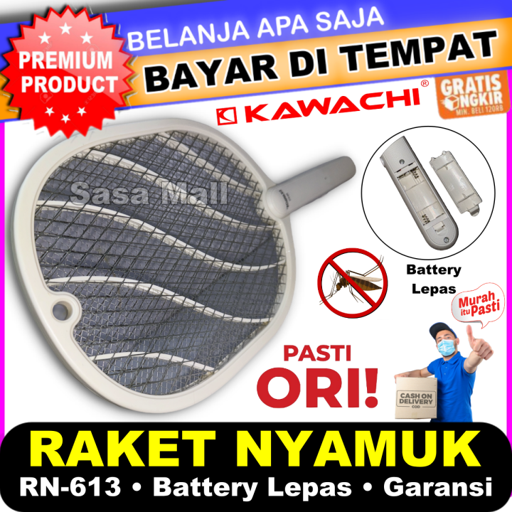 [COD] Raket Nyamuk Listrik Kawachi RN-613 Mosquito Racket Tenaga Super ...