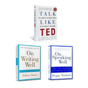 1/2/3 Talk Like TED | On Speaking Well | On Writing Well | Speech Reference Books | English Writing Learning Materials | Practical Guide for Writing Spelling | English Language Learning Book | Self Help หนังสือ สมุดหัดเขียน หนังสือห หนังสือภาษาอังกฤษ