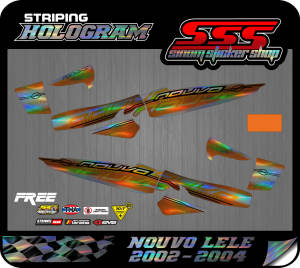 Stiker List Striping Hologram Yamaha Nouvo Lele Limited Edition