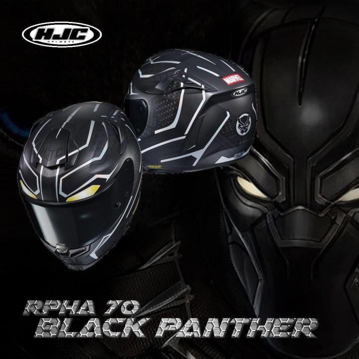 Hjc rpha 70 st black clearance panther helmet