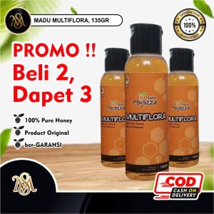 I PROMO TERBATAS I MADU MULTIFLORA Grade A uk. 135GR  100% PURE NATURAL HONEY MADU ASLI MURNI ALAMI