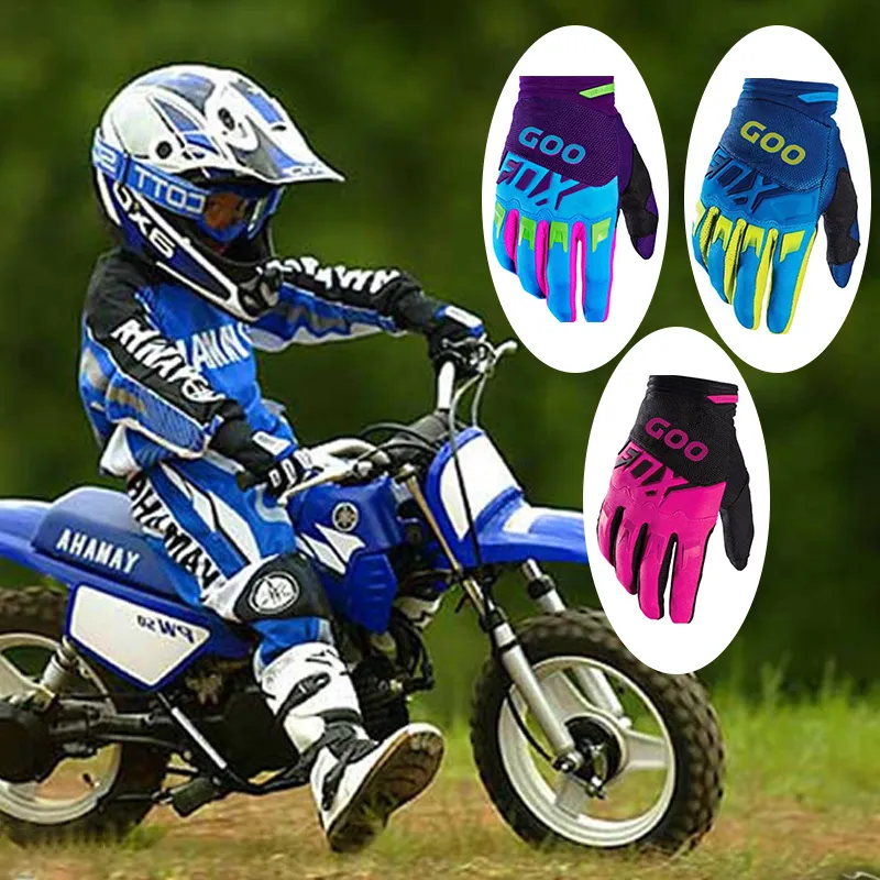 Fox Gloves New for 6 13 Years Old Kids Bicycle Gloves Children s Riding Gloves Breathable Full Finger MTB Cycling Gloves Children Lazada PH