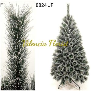 Pohon natal salju jarum kaki besi 4feet-8ft