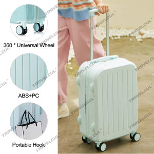 TRAVELCUL 20/24 Inch Hand Carry Luggage Suitcase Multifunctional Luggage Travel Bag Fresh style