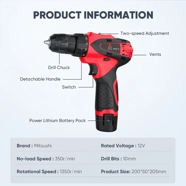 Mitsushi cordless drill review sale