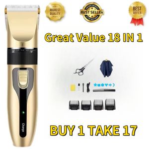 TRIDOCORE Low Noise Electric Hair Clipper Rechargeable Hair Trimmer Portable Razor Hair Cut