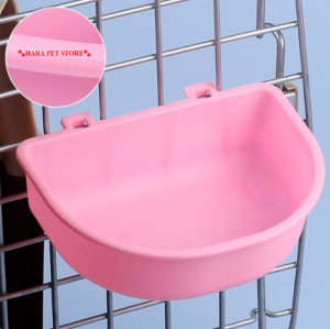 Chén gắn chuồng cho Chó Mèo bằng nhựa (mẫu mới) - Hara Pet Store