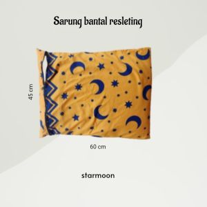 Sarung Bantal Resleting dan Sarung Guling Tali Serut HOMEMADE Motif Aestetik Katun Dispers Lembut