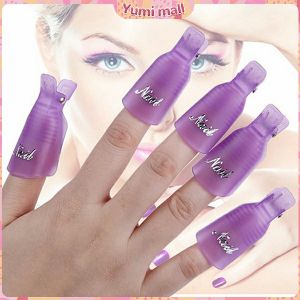 Yumi ตัวหนีบนิ้วแช่น้ำยาล้าง ถอดเล็บเจล ตัวหนีบนิ้วแช่น้ำยาล้าง 1 ชุด มี10ชิ้น มีสินค้าพร้อมส่ง