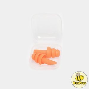 MaxPlus Silicone Swimming Ear Plugs Earplugs Earbuds Hearing Protect Safety EarPlugs With Box