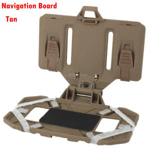 2024Vest Mobile Phone Rack Tactical Folded Navigation Board Mobile Phone MOLLE Holder  Paintball Chest Bag Map Bag