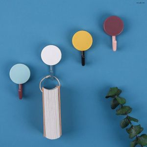 ( 10 móc tròn nhiều màu ) COMBO móc dán tường bằng nhựa hình tròn nhiều màu chắc chắn móc nhựa tròn dán