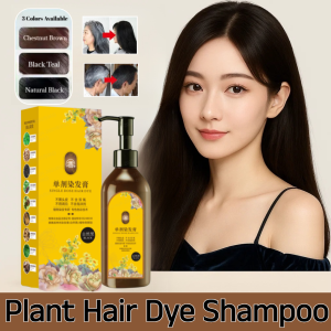 Plant-Based Hair Dye Shampoo: A 3-in-1 Solution for Covering Gray Hair