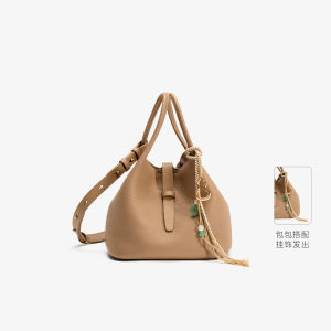 BAMPO Banpo Echo Basket Bag 26 New genuine leather high-end womens crossbody and tote bucket bag for summer