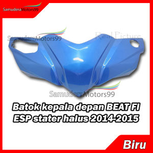 Batok kepala depan BEAT FI ESP stater halus 2014-2016 BIRU