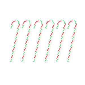 CMIEWN5 Creative Plastic Hanging Pendant New Year Gifts Toy Christmas Supplies Candy Cane Home Decor Xmas Tree Ornaments
