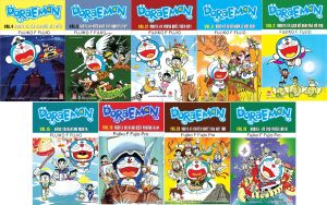 Truyện - Combo Doraemon - truyện dài - 9 quyển + bán kèm 1 bút viết (giao ngẫu nhiên)