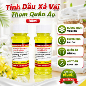 Tinh Dầu Giặt Xả Vải Thơm Quần Áo Đậm Đặc 80ml GERMA – Hương Sang Trọng Giữ Mùi Bền Lâu Sau Giặt