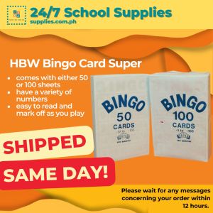 HBW Bingo Cards Super 100s - Assorted numbers high quality bingo cards new design 100pcs