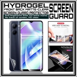 ANTI GORES HYDROGEL ANTI MINYAK REALME NOTE 50 C53 C55 C51 FULLSET 2in1 MATTE DOFF ANTI MINYAK BAGIAN DEPAN LAYAR DAN BELAKANG
