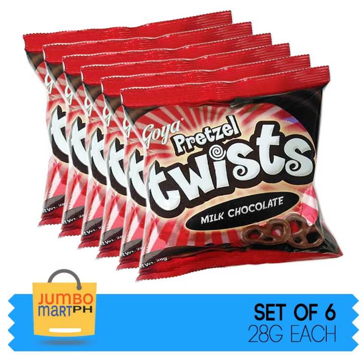 Goya Pretzel Twists Milk Chocolate 28g Set Of 6 Lazada Ph