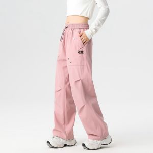 JEEP SPIRIT กางเกงเล่นสกีกันน้ำและกันลมกางเกงผู้หญิงกางเกงสีชมพูอบอุ่นสำหรับฤดูหนาว (S-3XL)